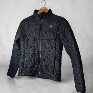 The North Face Womens Thermoball Quilted Starburst Jacket Black XS A7JB